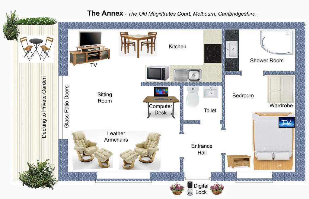 The Old Magistrates Court Bed & Breakfast Melbourn Ngoại thất bức ảnh